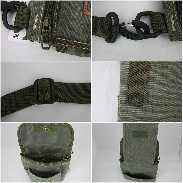 Mens fashion sepecial canvas waist pack casual fanny small shoulder 