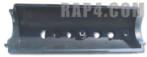 Inside view of the hand grip with 20 mm rail with mounting screws)