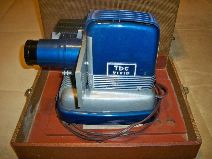 VINTAGE TDC VIVID MAINLINER 300 PRECSION SLIDE PROJECTOR  