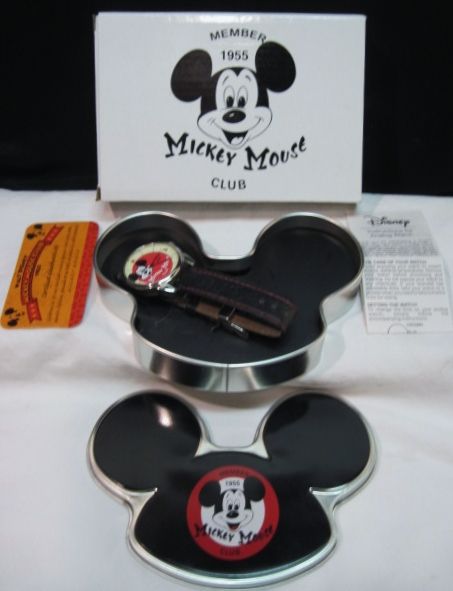 DISNEY MICKEY MOUSE CLUB WATCH~1955 2005 ANNIVERSARY~NEW IN BOX~TIN 