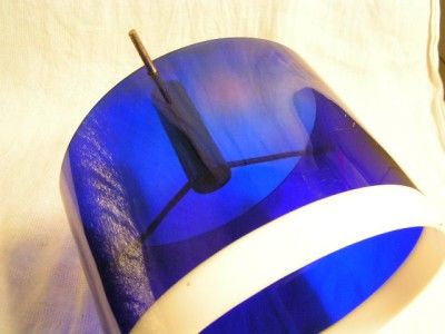 Retro, Eames Lucite/Acrylic Blue Ceiling Light, Pendant  
