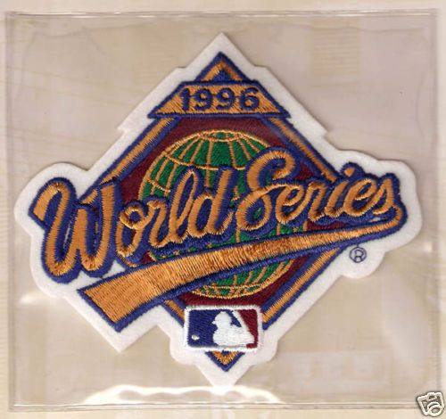 1996 NEW YORK YANKEES WORLD SERIES BASEBALL MLB PATCH  