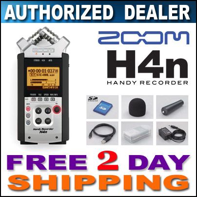 Zoom H4n Handy Digital 4 Track Recorder   NEW  
