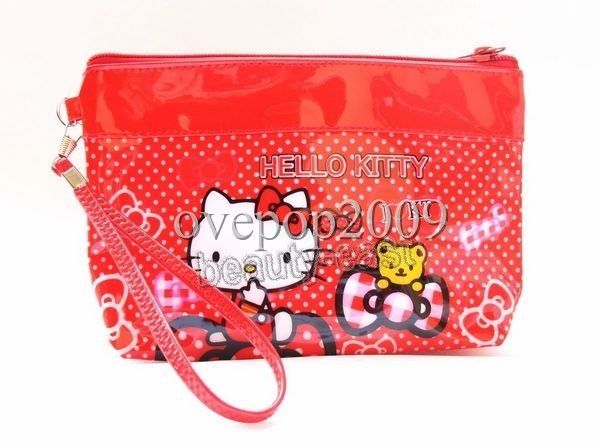 Wholesale 120 pcs HELLO KITTY PVC Purses Wallet Handbag Bag  