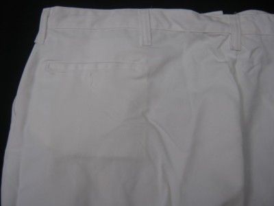 NEW MENS WORK COOK CHEF SERVER PANTS WHITE 32 64 S 7X  