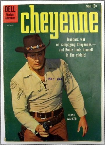 Cheyenne, Clint Walker, Dell Comic #14 Feb   March 1960  