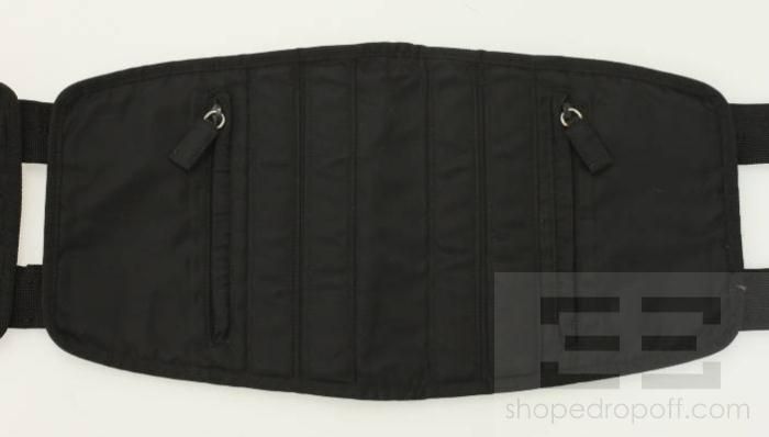 Prada Black Tessuto Nylon Multi Pouch Belt Bag  