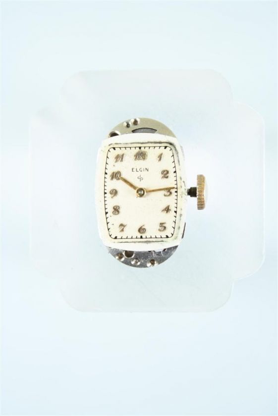Antique Deco Lady Elgin 541 15 Jewel Gold Filled Ladies Wrist Watch 