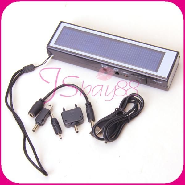 Solar Powered 4 LED Flashlight Radio Cell Phone Charger  