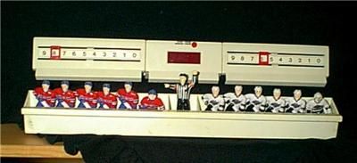 GRETZKY ROD TABLE TOP HOCKEY GAME TIMER, SCORE BOARDS, PLAYER BENCH 